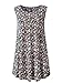 Veranee Women's Sleeveless Swing Tunic Summer Floral Flare Tank Top X-Large 6-4