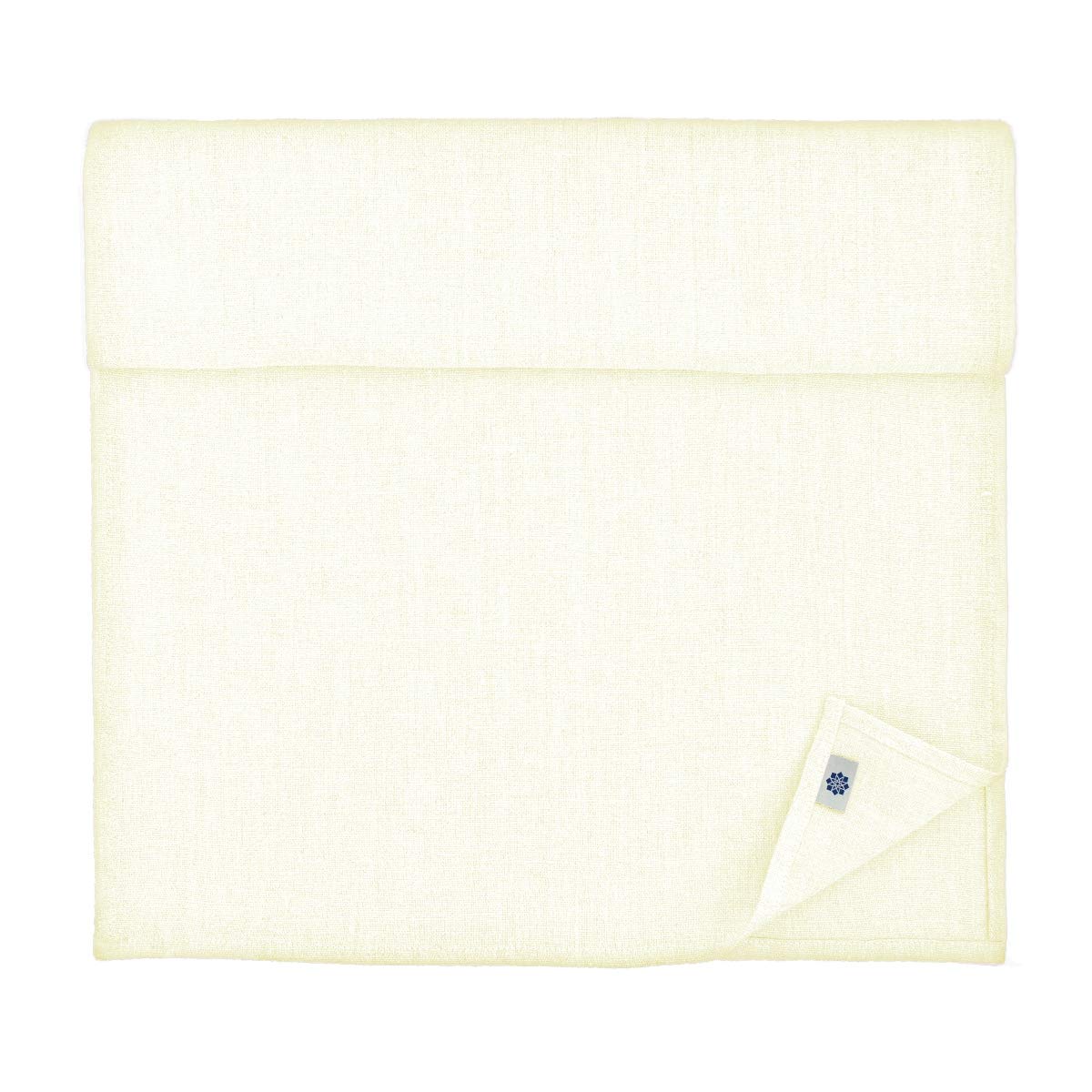Linen & Cotton Table Runner Cloth Hygge in 100% Linen, Ecru (40 x 90 cm) Washable Small Rectangle Runner for Coffee Table Home Decoration Kitchen Dining Party Brunch Christmas — image 1