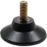 Herco 1" Diameter Heavy Duty Neoprene Threaded Suction Cup - 4 pcs