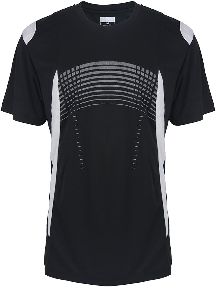 Facitisu Mens Short Sleeve Performance Shirt Lightweight Athletic Running Sport Tee Shirts S-3XL
