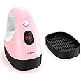 ARJudy Mini Heat Press Machine, Mini Heat Transfer Iron, 3 Settings Levels & Visible Temp, Portable Press Easy for Crafts, T-Shirt, Hats, Shoes, Bags, Cap and Small Vinyl Projects (Pink)