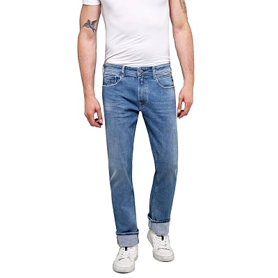 Buy Replay Mens Rocco Comfort Fit Stretch Jeans Blue in Size 38W 34L Online  in Vietnam. B084L8X1Q4