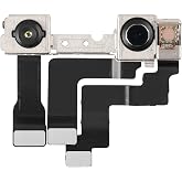 Risidamoy Front Facing Camera Replacement for iPhone 12 Mini | Selfie Camera Flex Cable with Structured Light Receiver Replace Transmitter Sensor Connector A2176 A2398 A2399 A2400