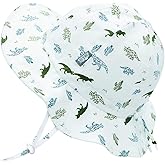 JAN & JUL Adjustable Cotton Floppy Sun Hat with 50+ UPF Protection for Boys