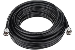 UIInosoo-400 Ultra Low Loss N Type Coax Cable, 50ft 50 Ohm N Male to N Male Cable for Antenna, WiFi Router, Signal Booster, A