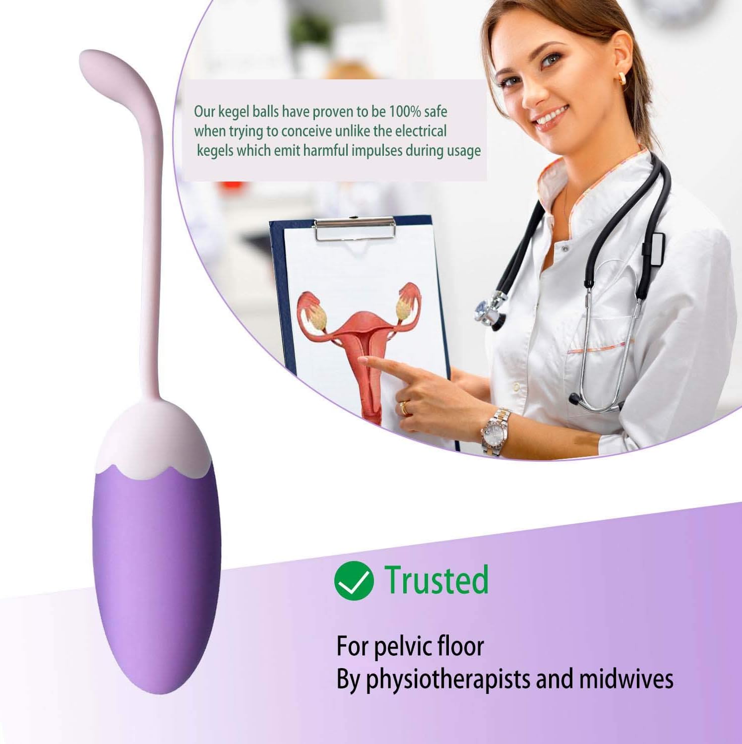 Kegel Exercise Weights Products - Doctor Recommended Pelvic Floor Exercises-Kegel Balls - Set of 6 Ben Wa Balls for Women Tightening & Control with Training Kit：Beginners & Advanced: Health & Personal Care