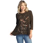 Jess & Jane Floral Print Layered Tunic Top