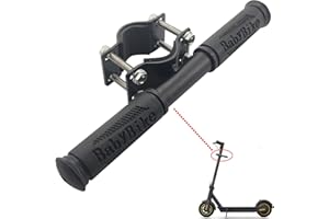 MORICHS Scooter Kids Handle Grip Bar for Ninebot Max Scooter, Non-Slip Adjustable Child Safe Holder Kids Handrail for Segway Ninebot Max Electric Scooter Accessory