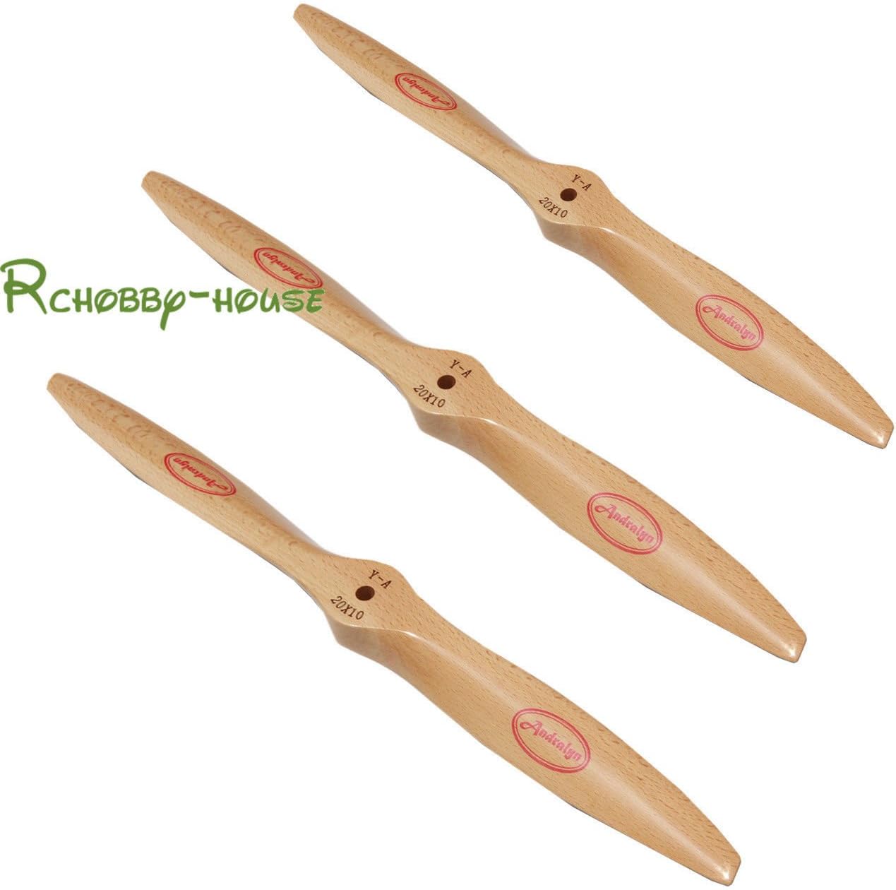 RC Airplane Propeller 22x10 inch 2 Blade CW Wooden
