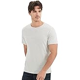 MERIGREENY Men's 100% Merino Wool T-Shirt, Breathable Merino Undershirt, Base Layer for Men