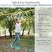 HoneyJar Hazli Slackline Set for Backyard with Training Line - Complete Beginners Kids Slackline Kit with Tree Protector - Slack Line Rope for Kids - Complete Balance Rope Kit