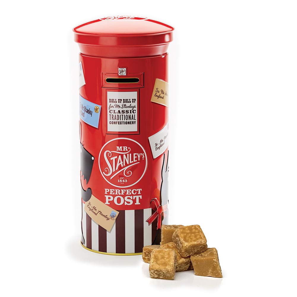 Mr Stanley's – All Butter Fudge in Post Box Tin, 200g – 1 Pack