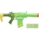 Nerf Fortnite SMG-Zesty Blaster, 10 Nerf Elite Darts, 10-Dart Clip, Removable Stock &amp; Barrel, Fortnite Gifts for Boys &amp; Girls