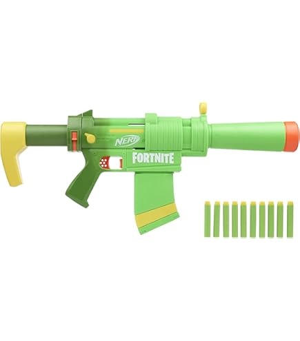 Amazon.com: Nerf Fortnite GL Rocket-Firing Blaster – 6-Rocket Drum