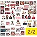 QWDDECO Sticker Pack [102 pcs] Vinyl Stickers for Laptop,Skateboard,Bike,Luggage,PS4,Xbos one,iPhone-Party Favors for Adults,Teens,Boys and Girls-Graffiti Decal-Waterproof