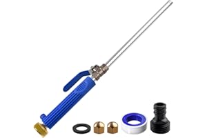 LEONTOOL High Pressure Power Washer Sprayer Wand with 2 Different Nozzles, Watering Sprayer Cleaning Tool, Hydro Jet Water Ho
