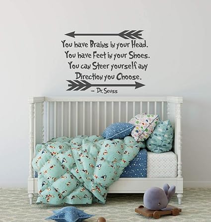 Amazon Com N Sunforest You Have Brains In Your Head Wall