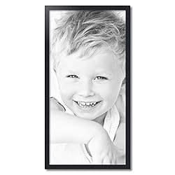 ArtToFrames 20x40 Inch Black Picture Frame, This