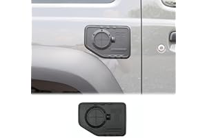 JLZHUYO for Suzuki Jimny Sierra JB74 Headlight Cover, Fog Light Cover, Tail Light Cover, Door Handle Cover, Tailgate Handle Cover, Side Mirror Cover, Stone Guard, Door Protector (Fuel Tank Cover)