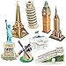 CubicFun 3D Puzzle Architectural Mini Model Kits Collection Toys, New Option B