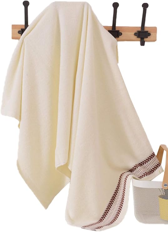 FOBEXISS Toalla de baño de lujo peinado de 27 x 55 pulgadas, toalla de