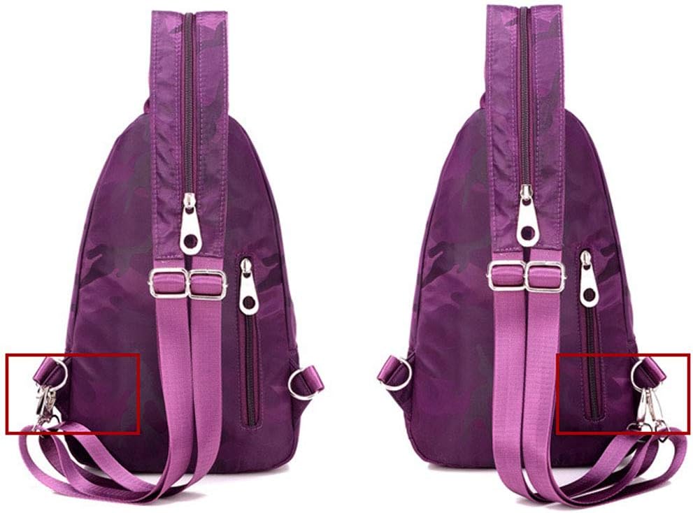 LroHan Shoulder Backpacks Womens Crossbody Sling Chest Bags Travel Gym Bag Casual Daypacks, Navy - Image 3