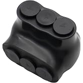 MAKERELE 1PC 3 Port Insulated Inline Splice Connectors for 4-14AWG | Insulated Multi-Cable Connectors, Robust Pre-Filled Oxide Inhibitor Connector for Electrical Wiring Applications, UL Listed