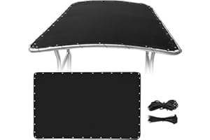 Yimisting 1200D T Top Canvas Replacement, Heavy Duty Waterproof Boat t top Canvas Replacement for Center Console Boat Cover T