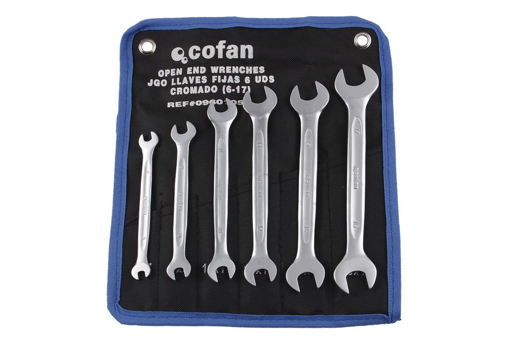 Kit Double Open-End W.6-7 To 16-17 6Pcs
