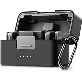 Pidynx Microphone Case for DJI Mic Mini Shockproof Charging Compartment Silicone Case