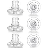 Earring Backs, Silver Silicone Earring Backs Replacements for Studs/Droopy Ears, Hypoallergenice Secure No-Irritate Earring Backs for Adults (Silver)