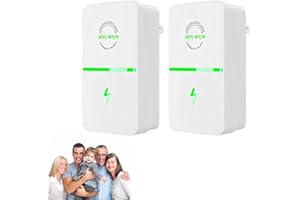 Electricity Saver,Energy Savings Device for Home & Office,Educe Unnecessary Power Consumption for Various Appliances,Works wi