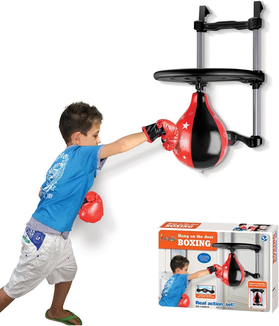 Vicoki Children Boxing Speed Ball Boxing Exercise Training Set with Timer and Beats Function