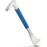 ESTWING Pro Claw Moulding Puller, 12" Steel Prying Tool, MP300G | High Leverage Design, Removes Headless Nails, Precision Thin Claw, Forged In One Piece