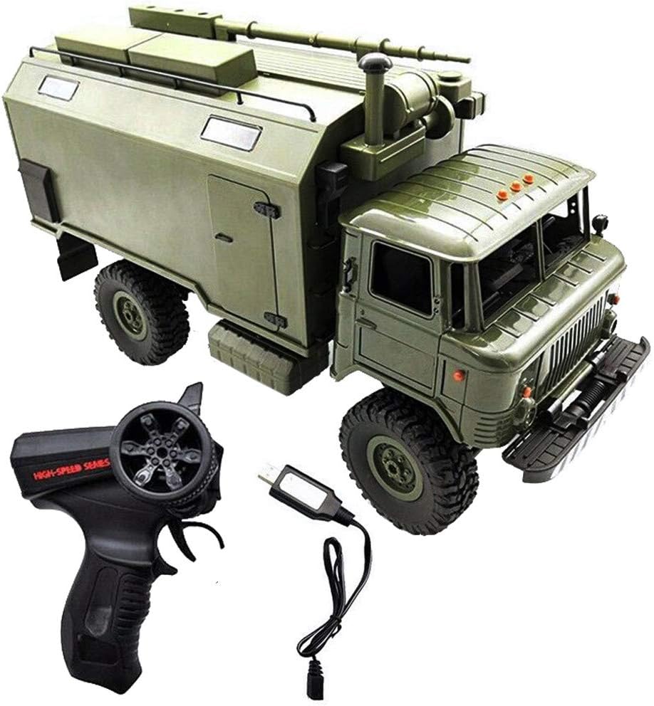Sixpi RC Military Truck -Radio Control 1/16 All Terrain Remote Control Military Truck 2.4Ghz 4WD RTR Controller Electric RC Off Road Trucks Vehicle Rechargeable Batteries Great Gift for Kids Boys