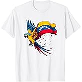 Venezuela 7 Stars Flag with Guacamaya T-Shirt