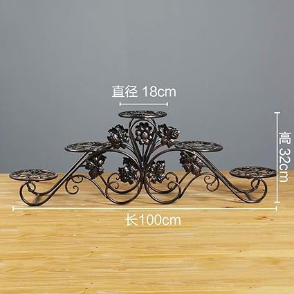 Amazon Com Balcony Indoor European Flower Shelf Wrought Iron