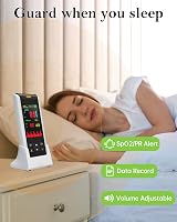 HOLFENRY Oxygen Monitor Finger Pulse Oximeter with App Bluetooth CE UK view 3