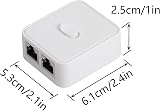 CERRXIAN 2 Port RJ45 Network Switch Splitter Selector Box 100M Plug and Play view 7