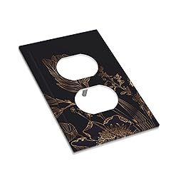 ShinyLuck Boho Line Flowers 1 Gang Electrical