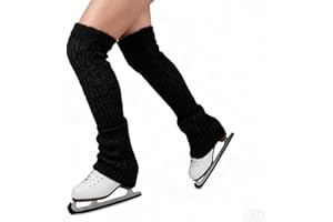 LIUHUO Figure skating leg warmers for adults and children