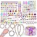 FunLittleToy Pop Beads Girl Toys, 2000+ Pieces Set, Jewelry Making Kits for 3+ Years Old Girls, DIY Arts and Crafts for Kids, Bracelet Making Kit for Girls