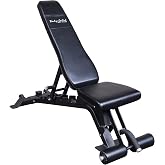 Body-Solid Pro Clubline (SFID425) Adjustable Bench - Multi-Position Workout &amp; Weightlifting Bench with Leg Hold Down for Home Gym