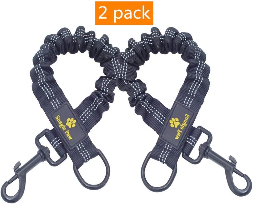 Bungee Leash Extension Attachment, 18" Shock Absorbing Lead Extension