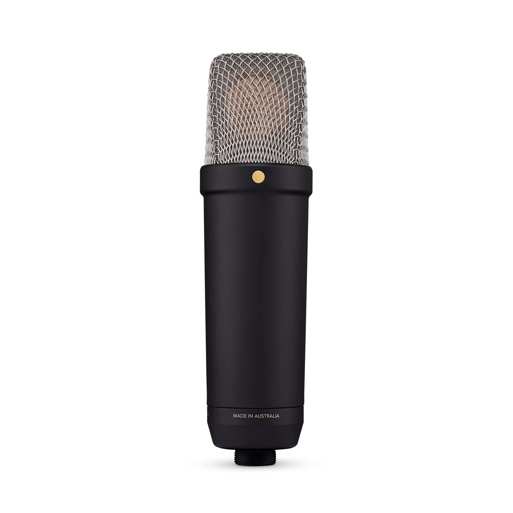 RØDE NT1 5th Generation Large-diaphragm Studio Condenser Microphone with XLR and USB Outputs, Shock Mount and Pop Filter for Music Production, Vocal Recording and Podcasting (Black)