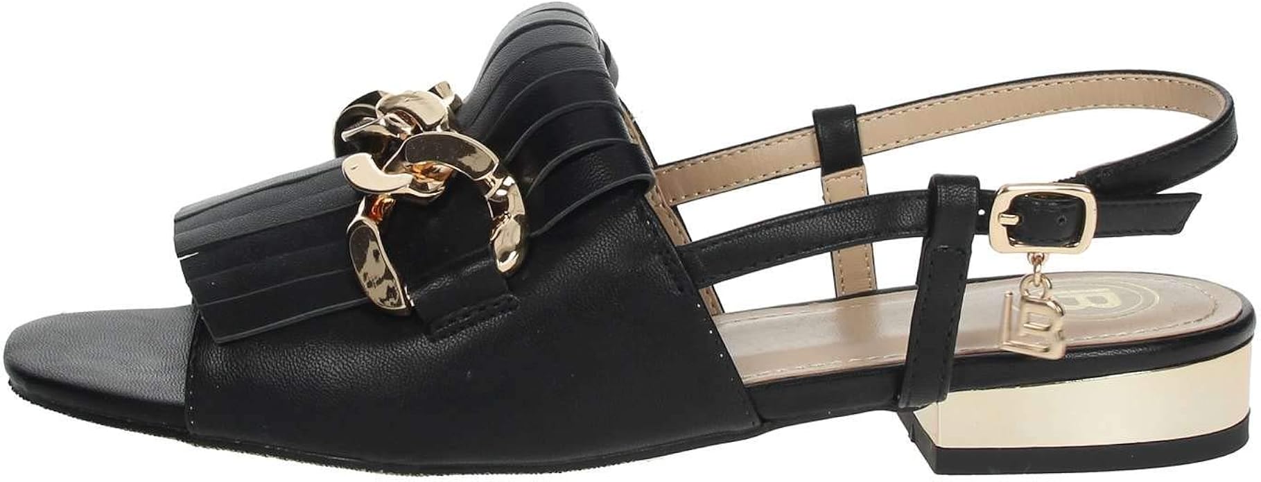 Laura Biagiotti Damenschuhe aus schwarzem Leder 5503 ...