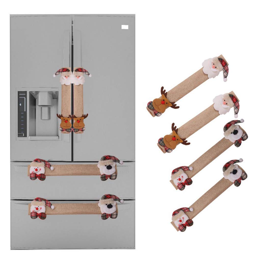 ZYBC Cubiertas De Manijas De Puerta De Refrigerador Juego De 4 ...