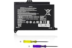 TSKYBEAR BP02XL 849909-850 Battery Replacement for HP Pavilion Laptop 15-AU 15-AW Series 15-AU057CL 15-AU030WM 15-AU063NR 15-AU123CL 15-AW002LA 15-AW053NR 15-AU091NR 15-AU023CL P/N BPO2XL TPN-Q172 849569-541