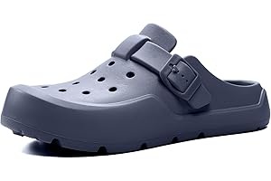 GETOEU Clogs for Women Slide Sandals Comfortable Ease of Slip-On Clogs with Arch Support Slip Resistant Clog Sandals Recovery Pillow Slides
