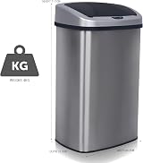 NETTA 70L Sensor Bin Kitchen Extra Large Touch Free Brushed Stainless view 7